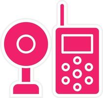 Baby Monitor Vector Icon Style