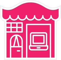 Electronics Shop Vector Icon Style