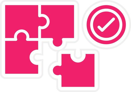 Problem Solving Vector Icon Style