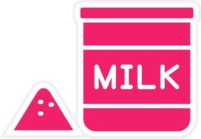 Milk Powder Vector Icon Style