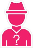 Anonymity Vector Icon Style