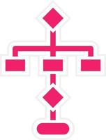 Workflow Vector Icon Style