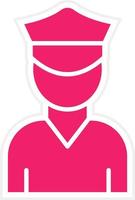Gate Keeper Vector Icon Style