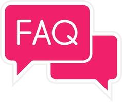 Faq Vector Icon Style