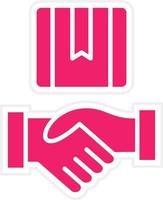 Handshake Vector Icon Style