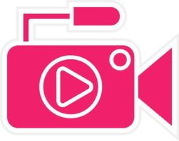 Video Recording Vector Icon Style