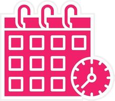 Schedule Vector Icon Style