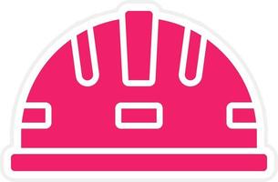 Helmet Vector Icon Style