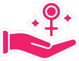 Feminism Vector Icon Style