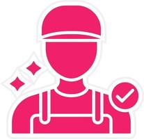 Vetted Professionals Vector Icon Style