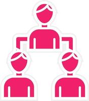 Group Leader Vector Icon Style