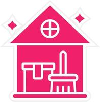 Spring Cleaning Vector Icon Style