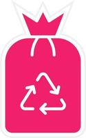 Garbage Vector Icon Style