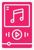 Music Player Vector Icon Style