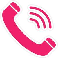Phone Call Vector Icon Style