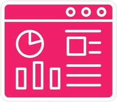 Website Dashboard Vector Icon Style