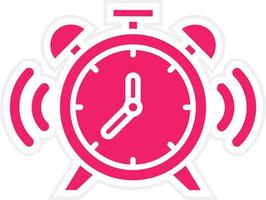 Alarm Clock Vector Icon Style