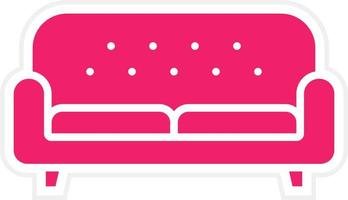 Sofa Vector Icon Style