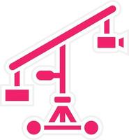 Camera Crane Vector Icon Style