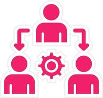 Delegate Vector Icon Style