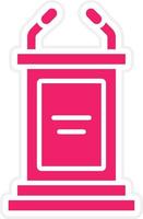 Bully Pulpit Vector Icon Style