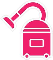 Vacuum Cleaner Vector Icon Style