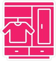 Wardrobe Vector Icon Style