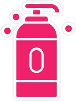 Soap Bottle Vector Icon Style