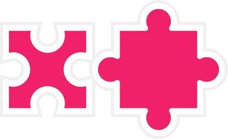 Puzzle Piece Vector Icon Style