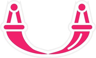 Hammock Vector Icon Style