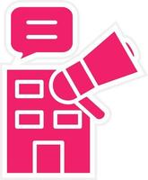 PR Firm Vector Icon Style