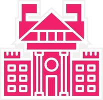 White House Vector Icon Style