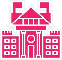 White House Vector Icon Style