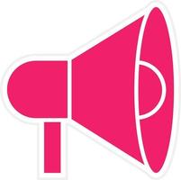 Megaphone Vector Icon Style