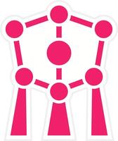 Atomium Vector Icon Style