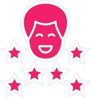 Satisfaction Vector Icon Style