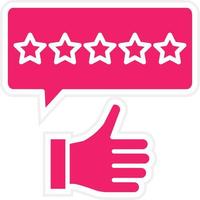 Customer Feedback Vector Icon Style