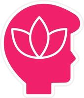 Calmness Vector Icon Style