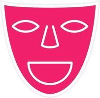 Theater Masks Vector Icon Style