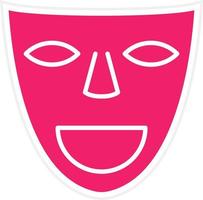 Theater Masks Vector Icon Style