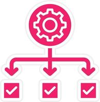 Planning System Vector Icon Style