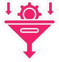 Bottleneck Vector Icon Style