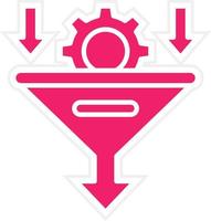 Bottleneck Vector Icon Style