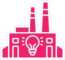 Light Pollution Vector Icon Style