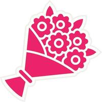 Bouquet Vector Icon Style