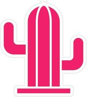 cactus vector icono estilo