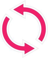 Open Loop Vector Icon Style