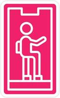 Walking Vector Icon Style