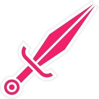 Dagger Vector Icon Style