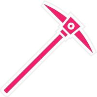 Pickaxe Vector Icon Style